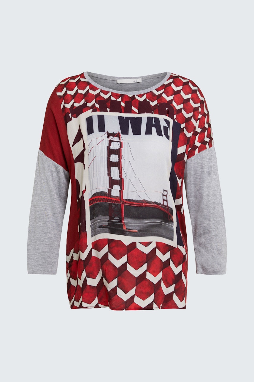 Bild 8 von T-shirt - red white in red white | Oui