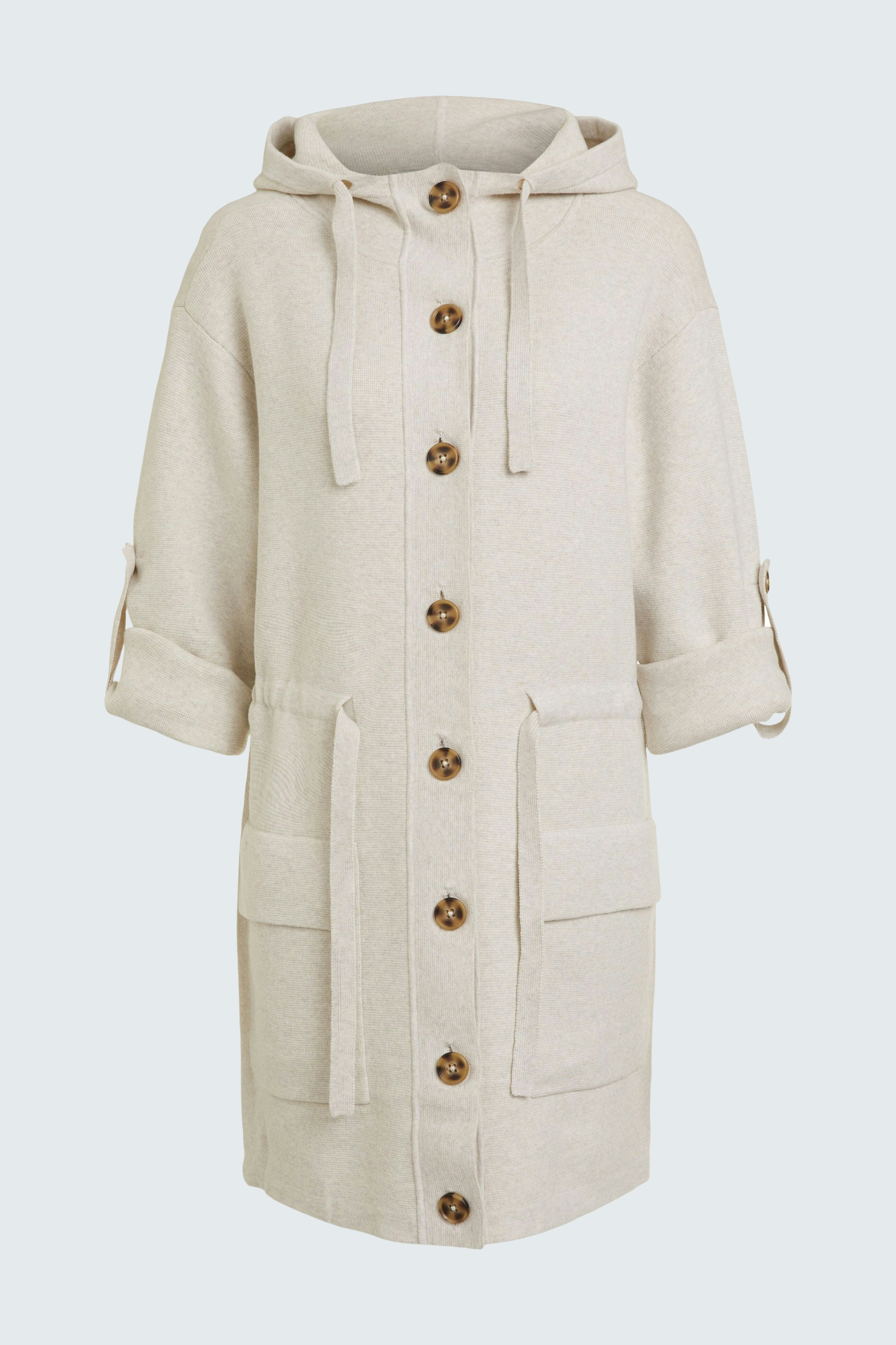 Bild 7 von Knitted coat - offwhite melang in offwhite melang | Oui