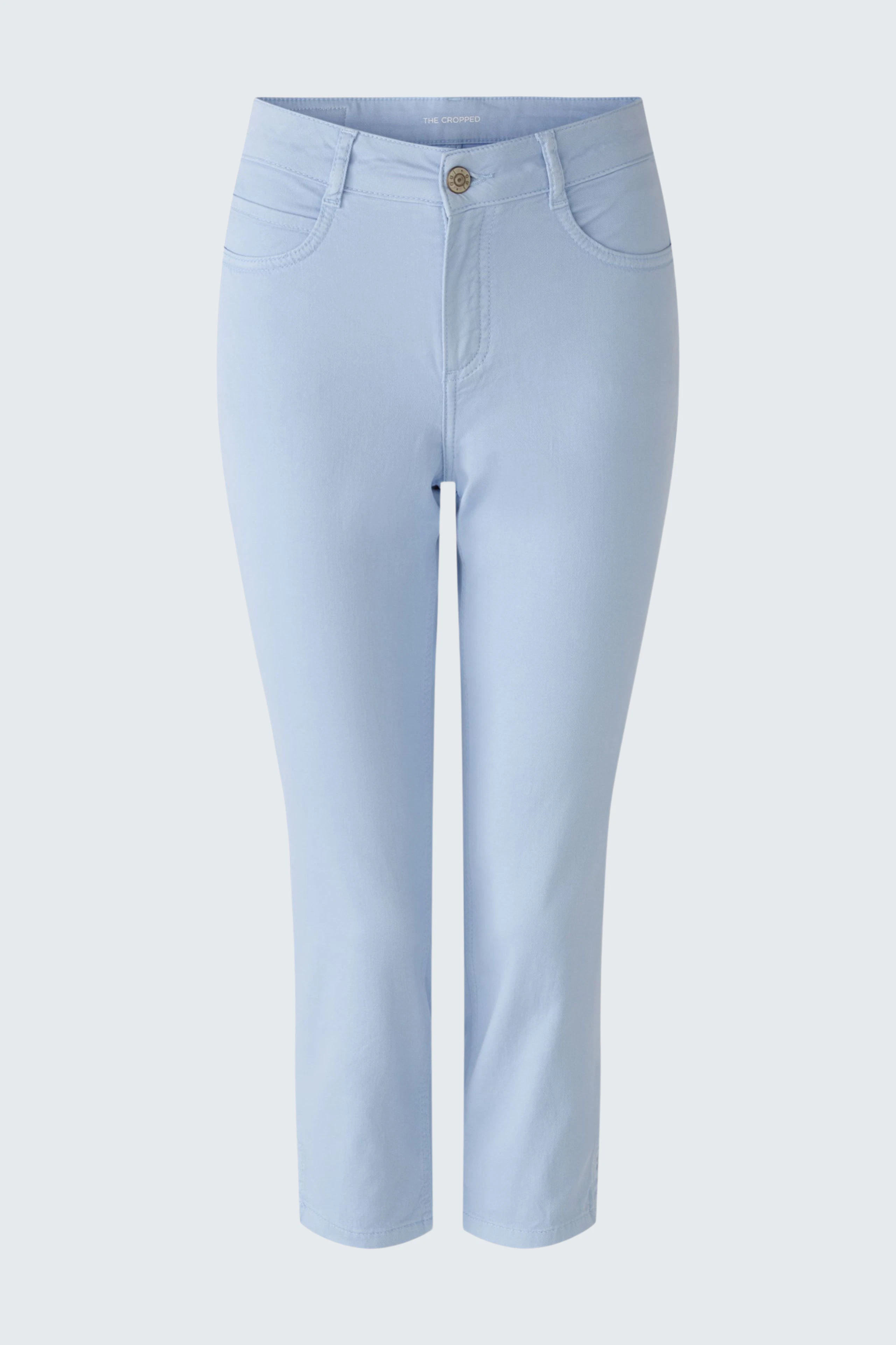 Image 7 of Capri pants - light blue in light blue | Oui