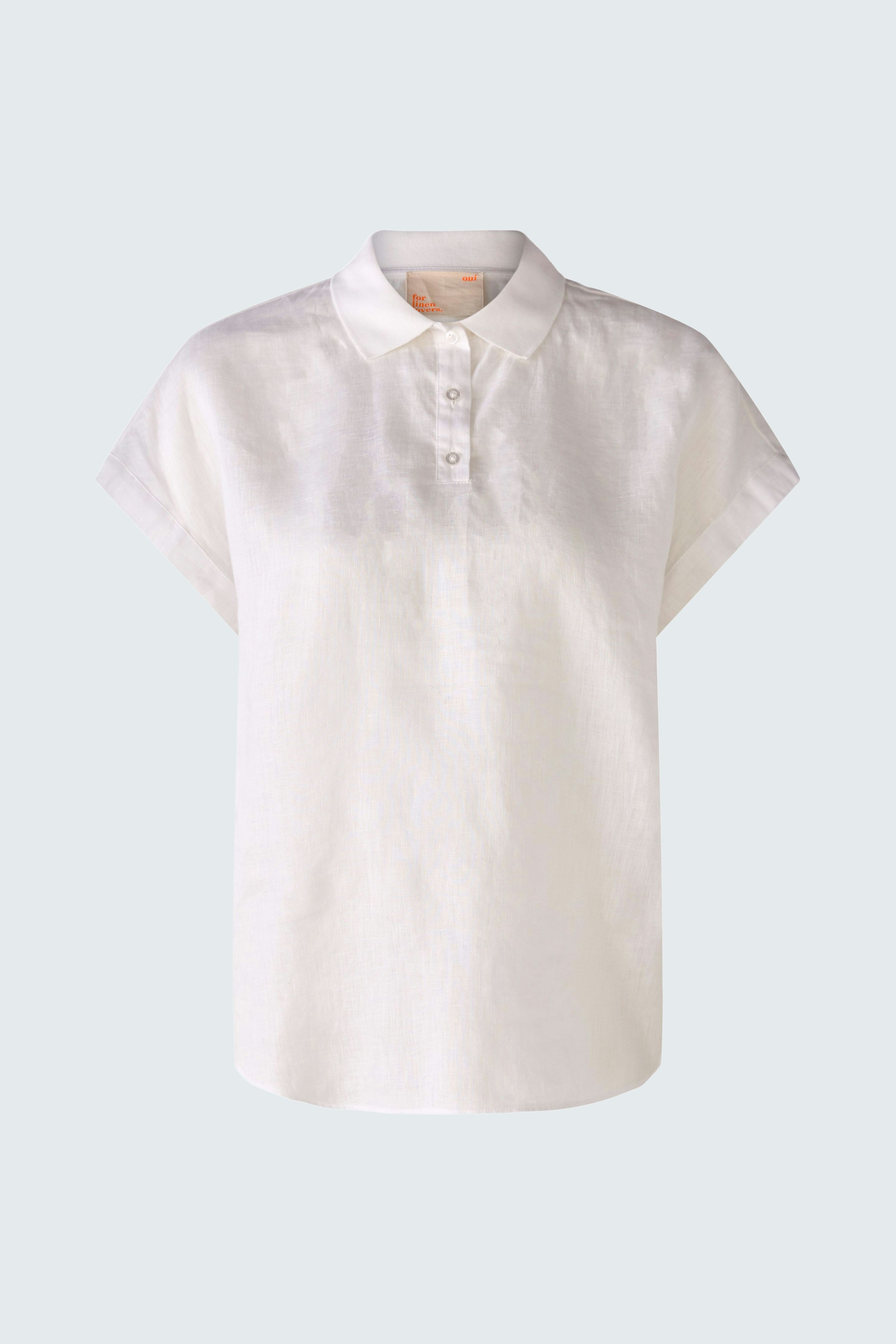 Bild 5 von Linen blouse - optic white in optic white | Oui