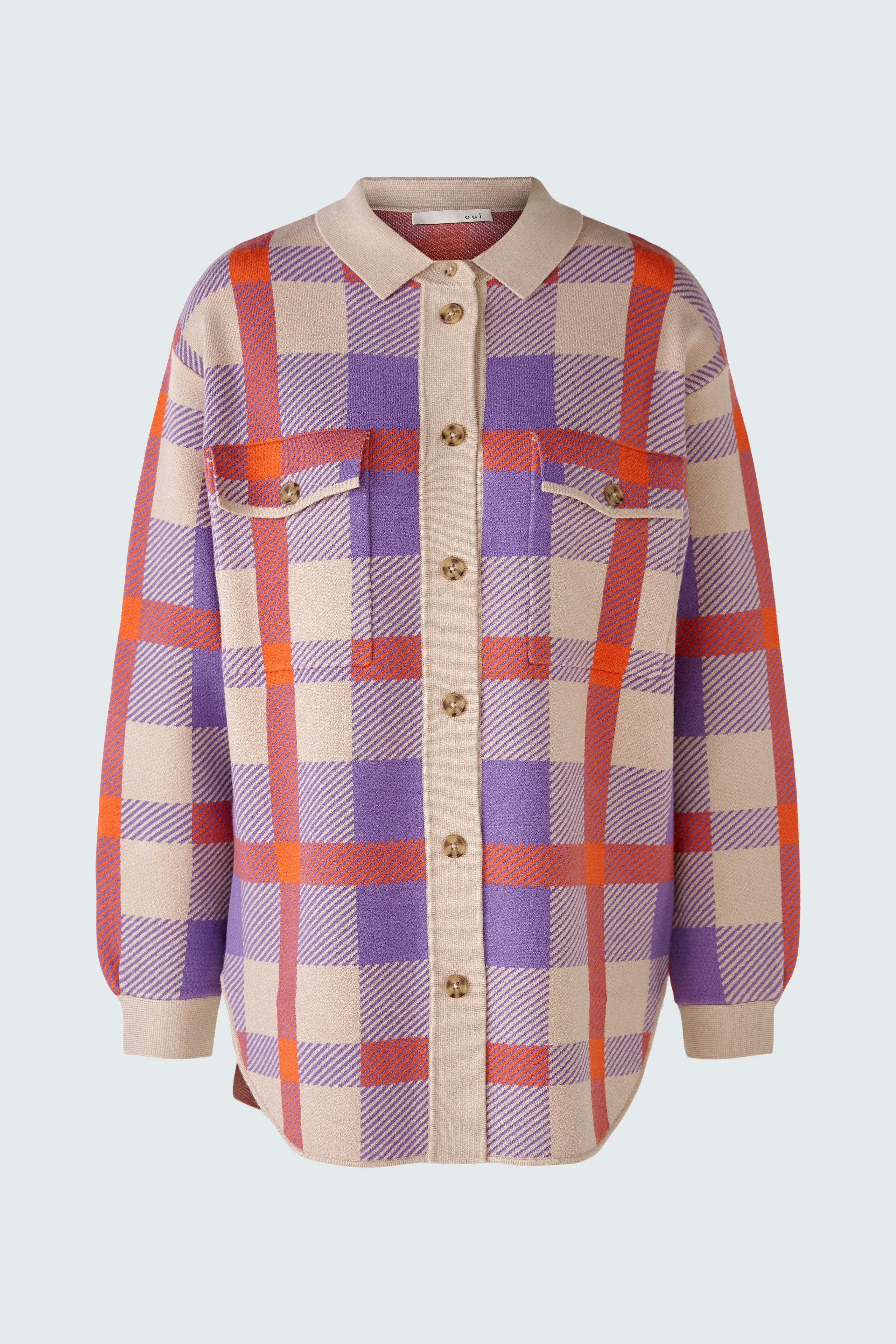 Bild 7 von Shirt jacket - lilac orange in lilac orange | Oui