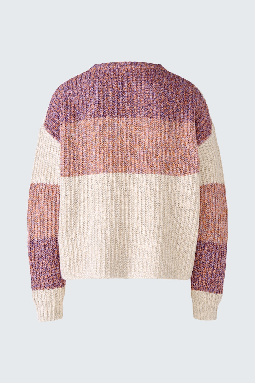 Bild 8 von Knitted pullover - lilac white in lilac white | Oui