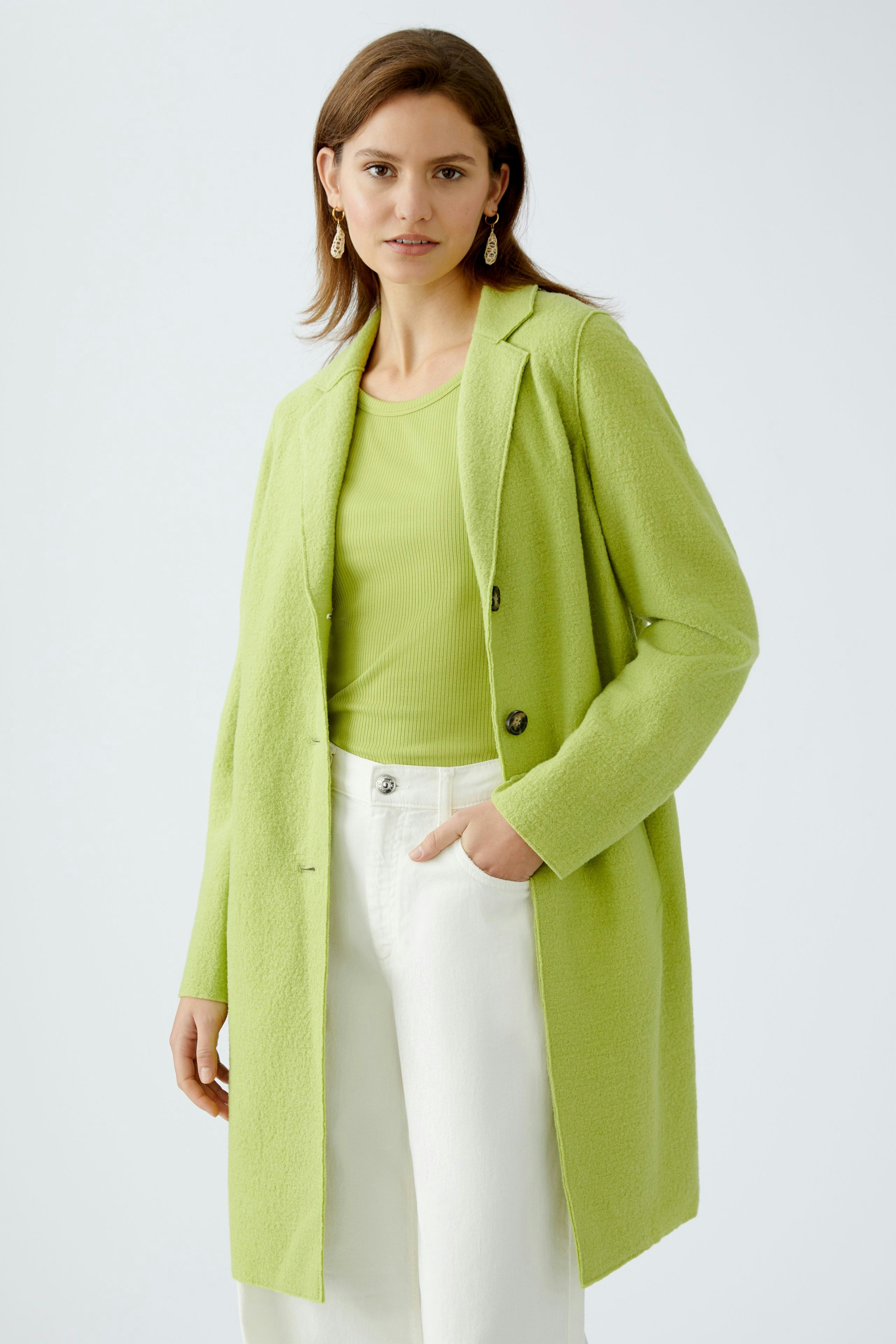 Bild 2 von MAYSON Coat - pea green in pea green | Oui