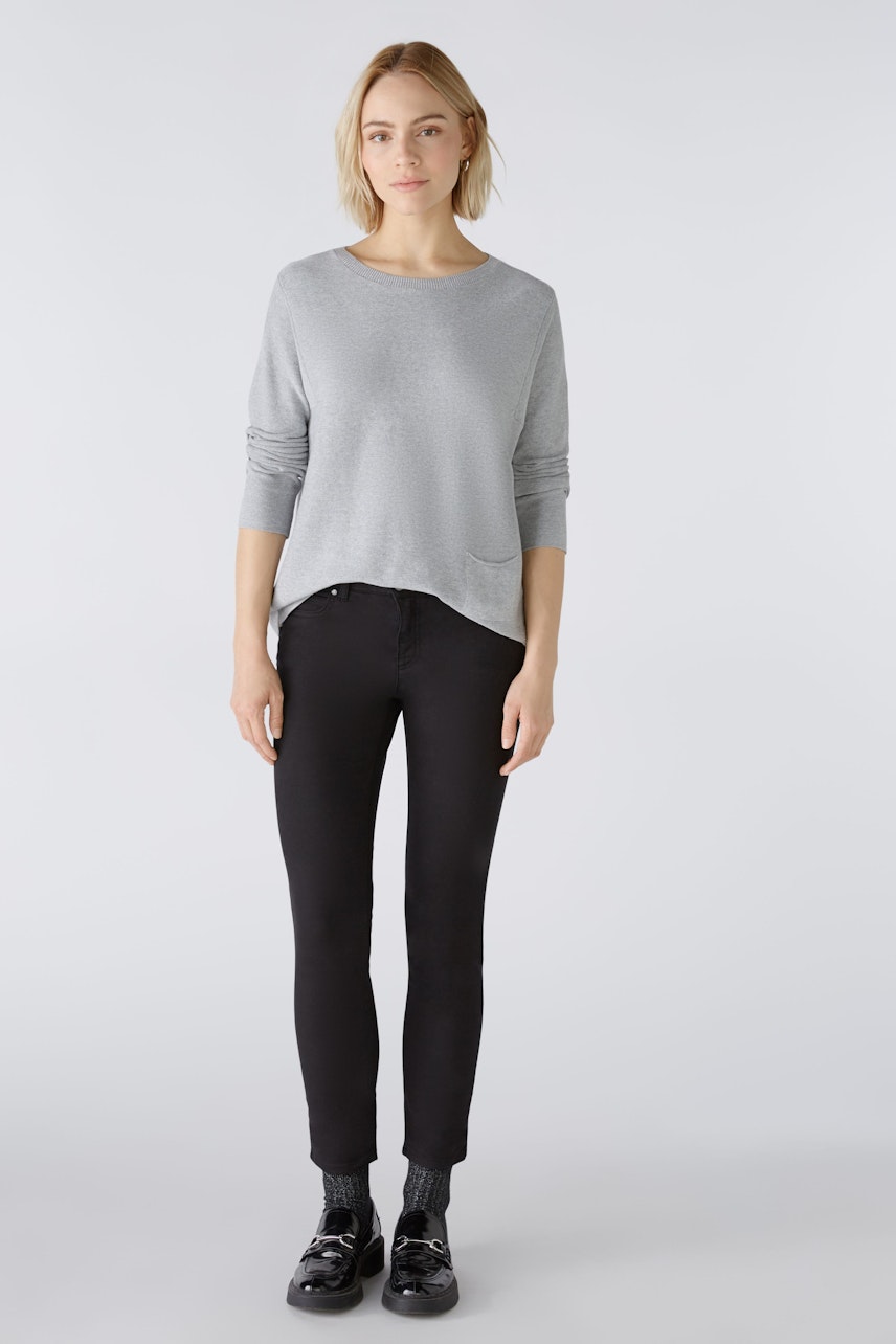 Bild 2 von KEIKO Pullover - light grey in light grey | Oui