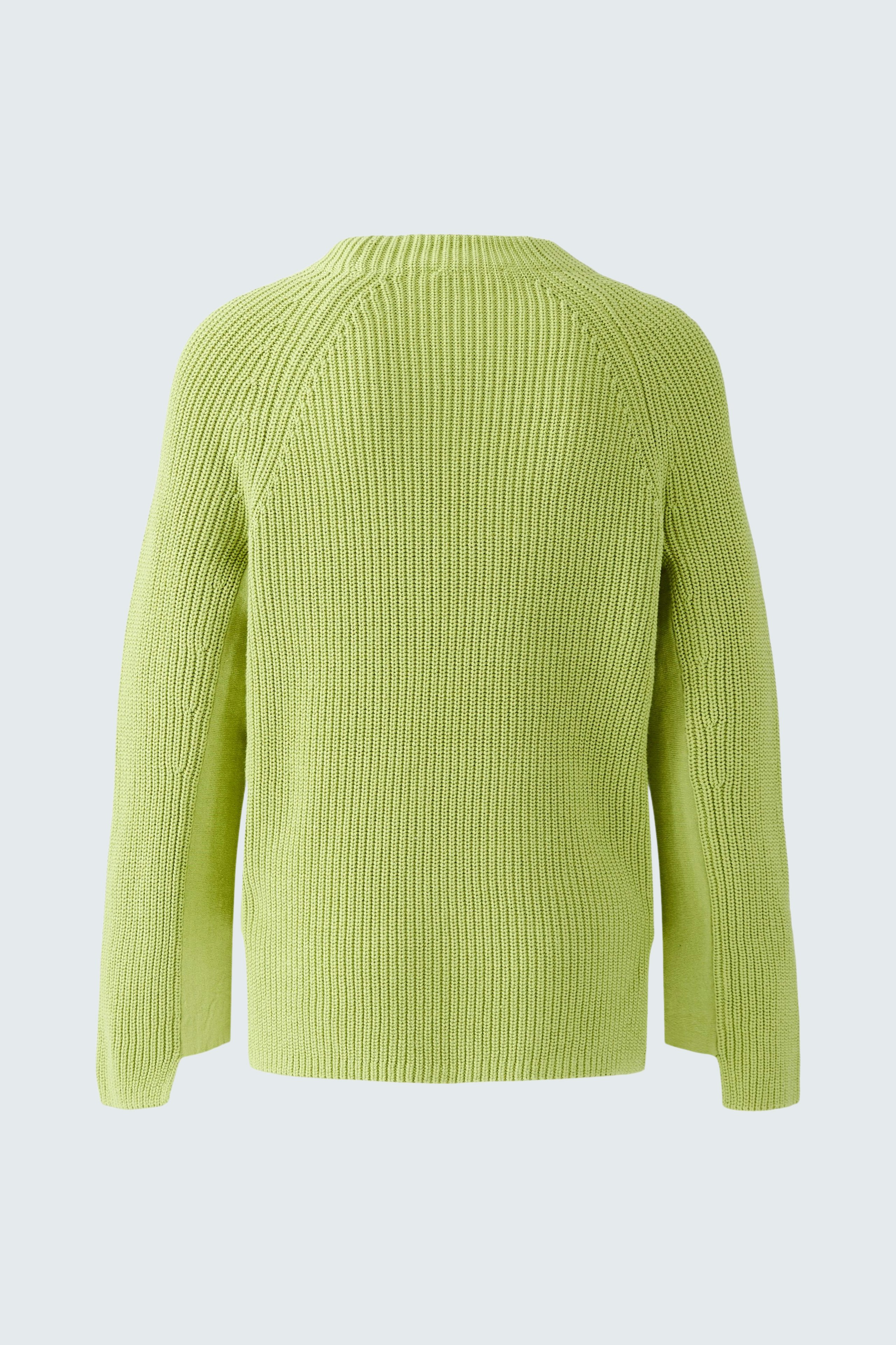 Bequemer Damen-Pullover in frischem Grün mit strukturiertem Strickmuster, ideal für lässige Outfits.