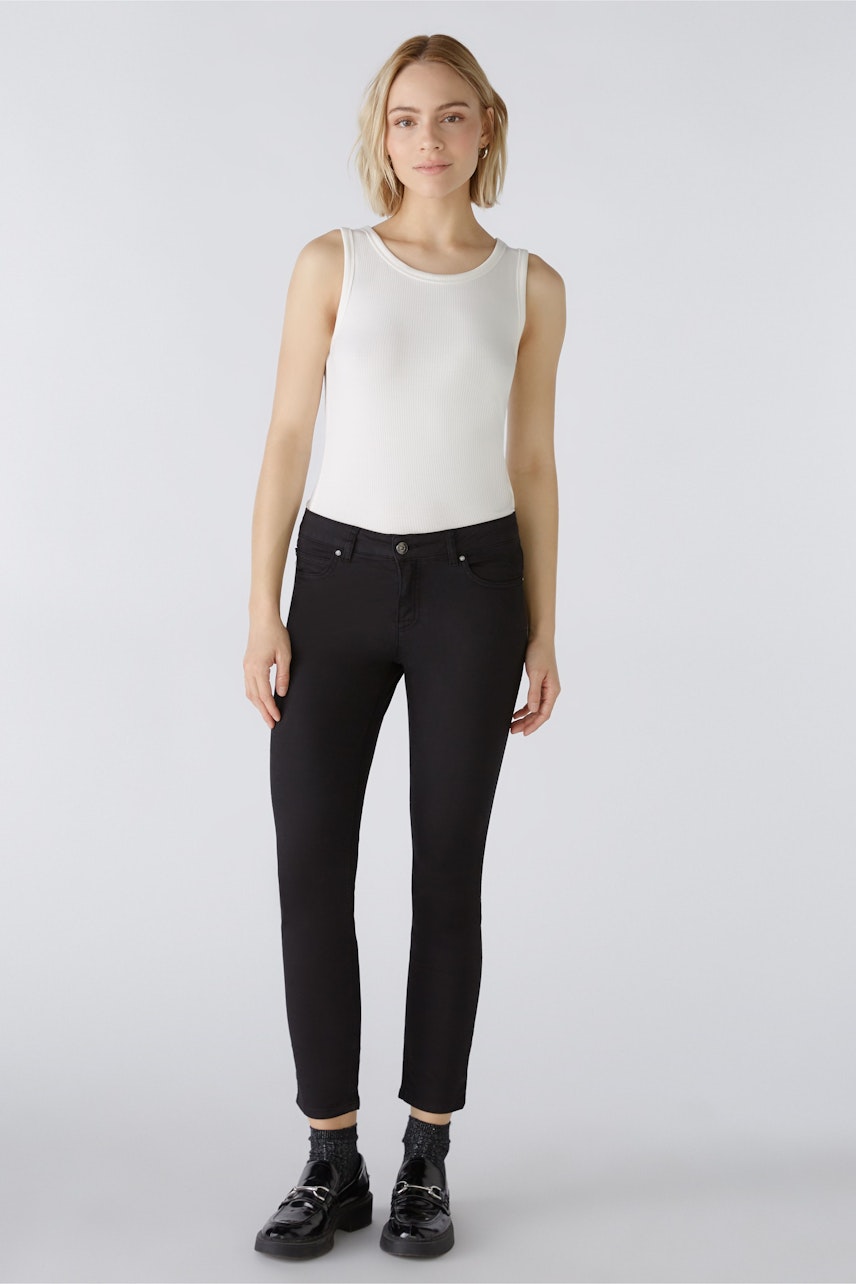 Bild 2 von BAXTOR cropped Jeggings - black in black | Oui