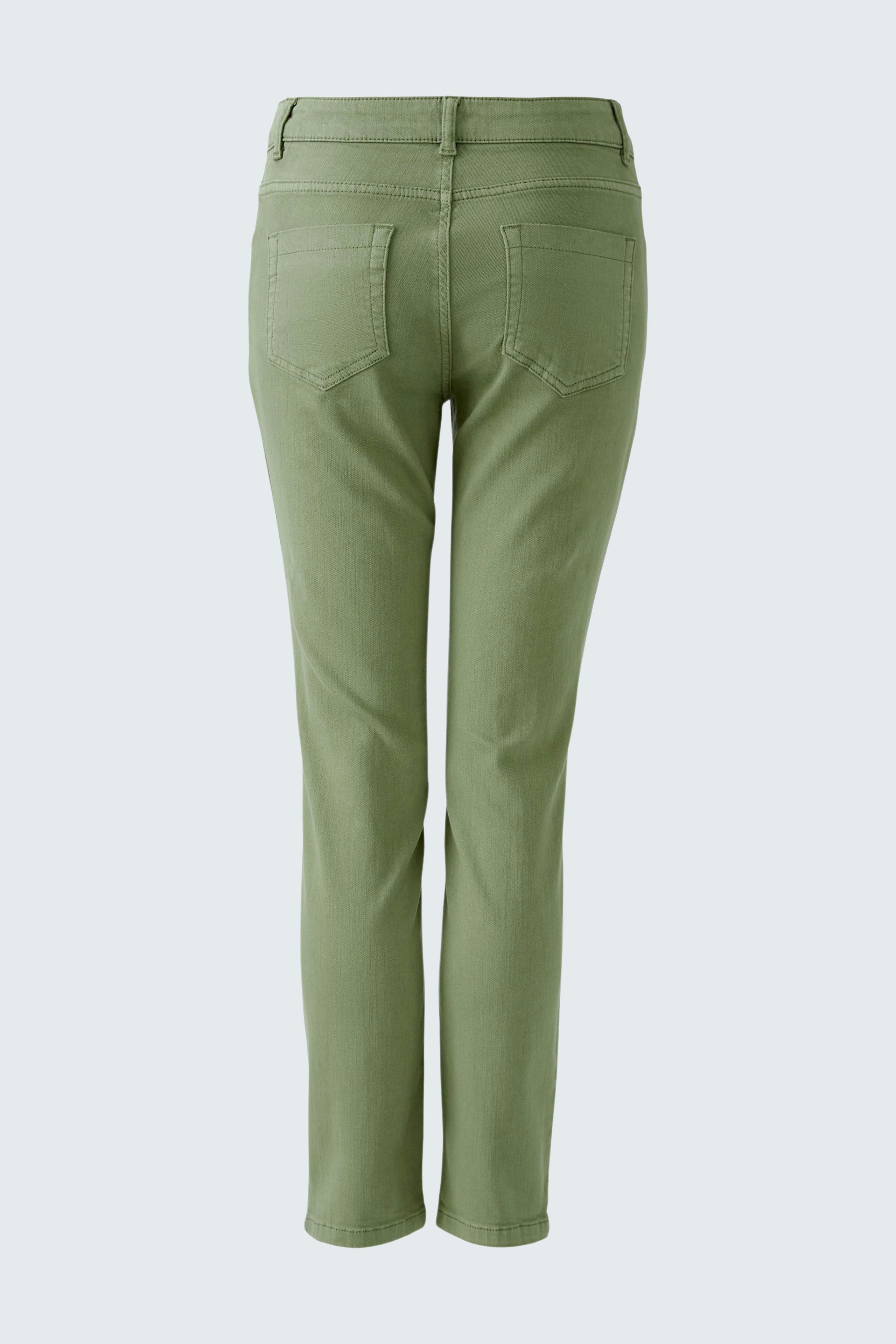 Bequeme Jeggings für Damen in Olivgrün: Figurbetonte Passform mit lässigem Look.
