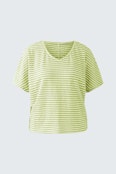 T-shirt - light green white