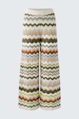 Knitted trousers - light stone green