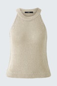 Knitted top - biscuit