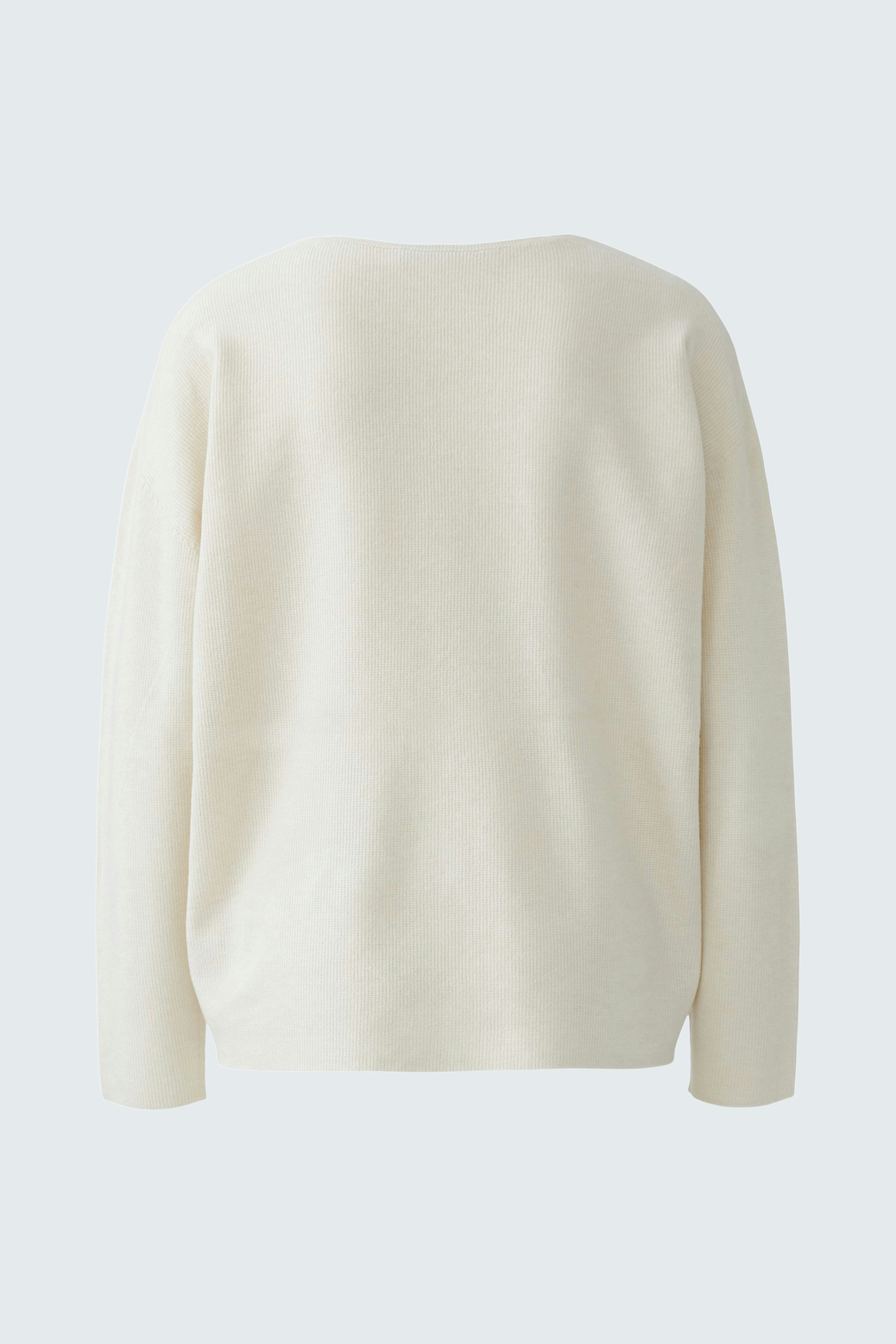 Eleganter Damen-Pullover in Cremefarbe, schlichtes Design, ideal für jeden Anlass.