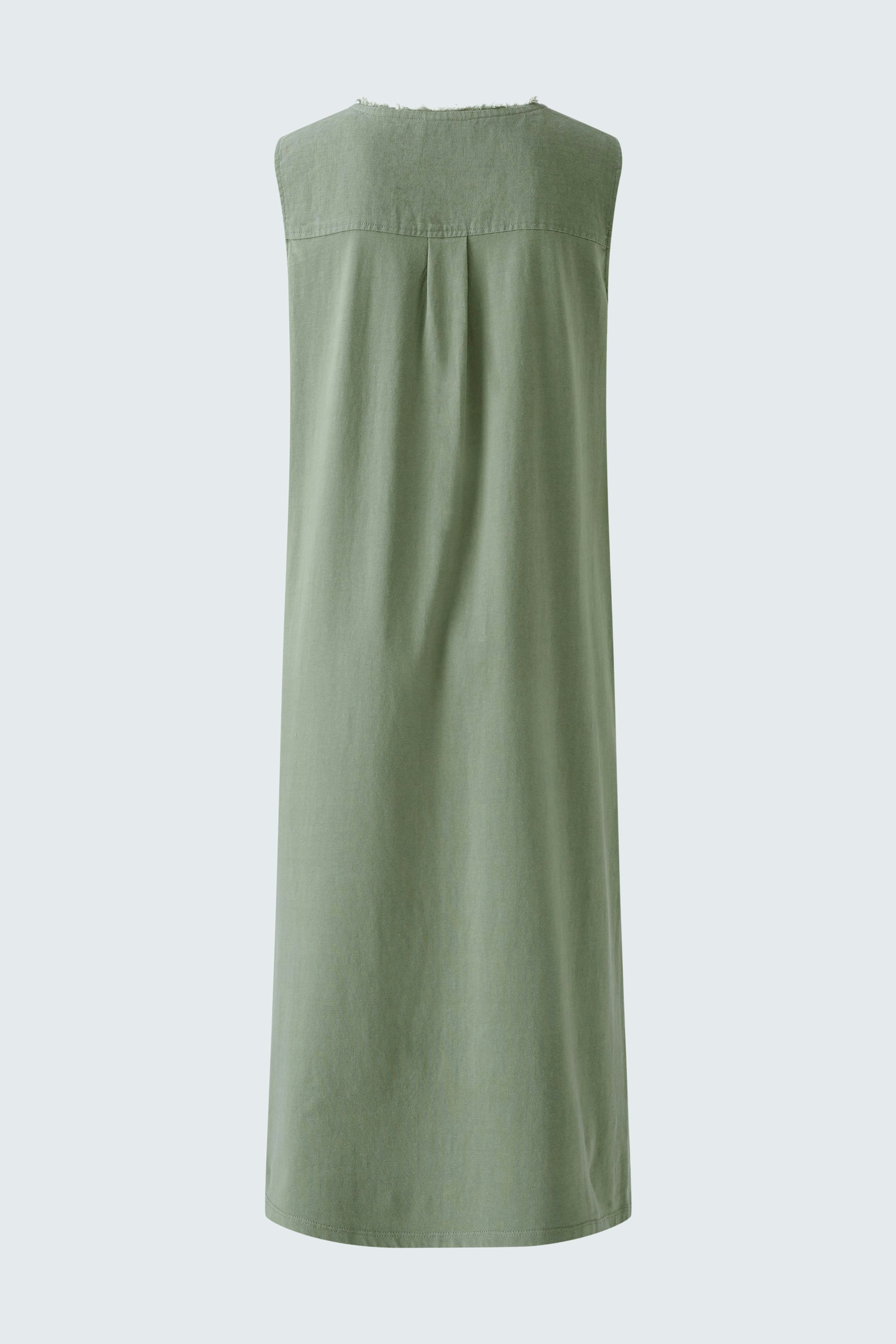 A-line dress: A simple green sleeveless dress with a relaxed fit, perfect for warm days.