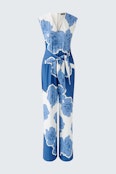 Jumpsuit - blue white