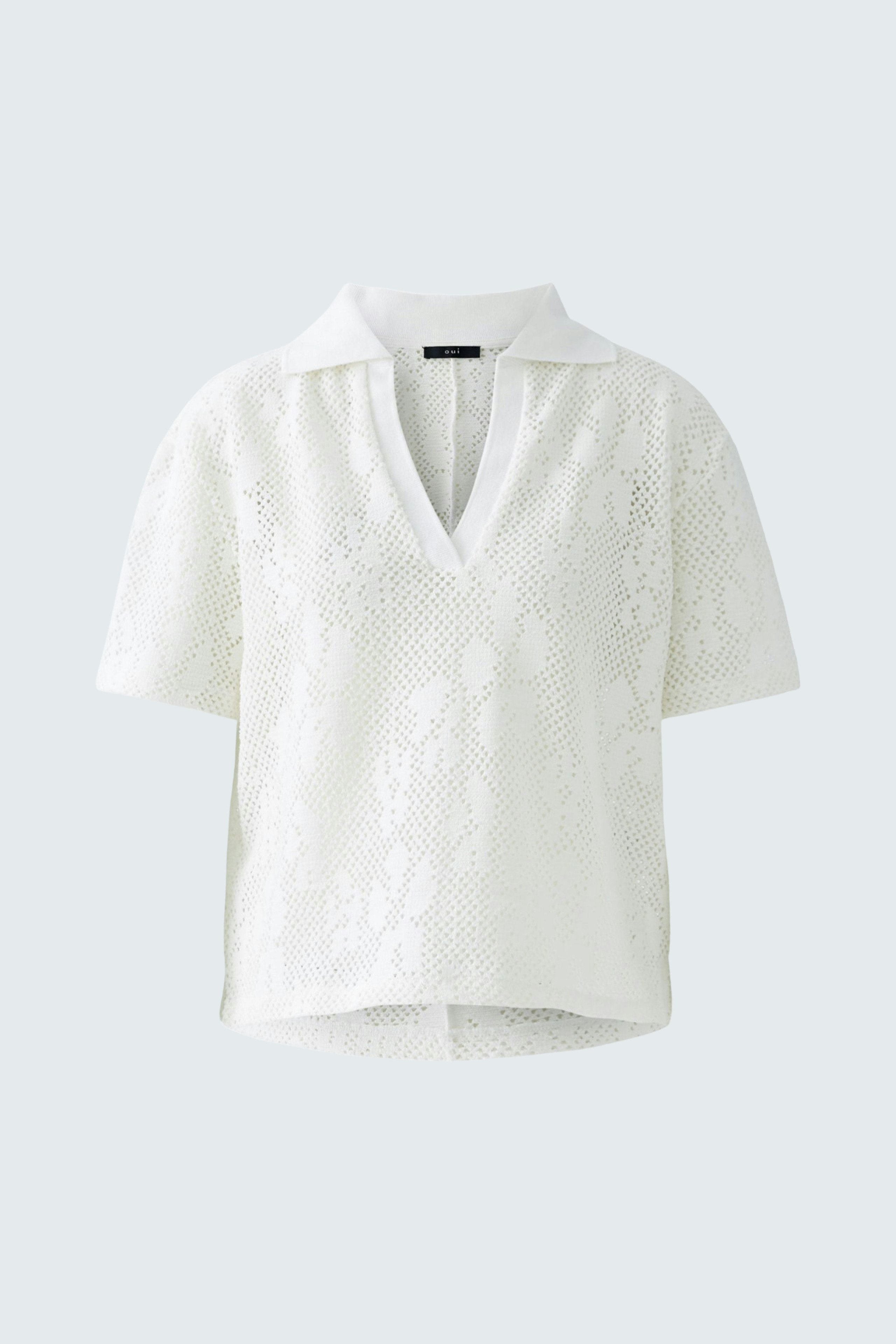 売れ筋商品|||イチ Tシャツ レディース トップス IXKNITTY - Polo shirt - cloud dancer ICHI IXKNITTY - Polo shirt - cloud dancer/white - Zalando