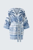 Strickjacke - blue white