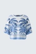 Pullover - blue white