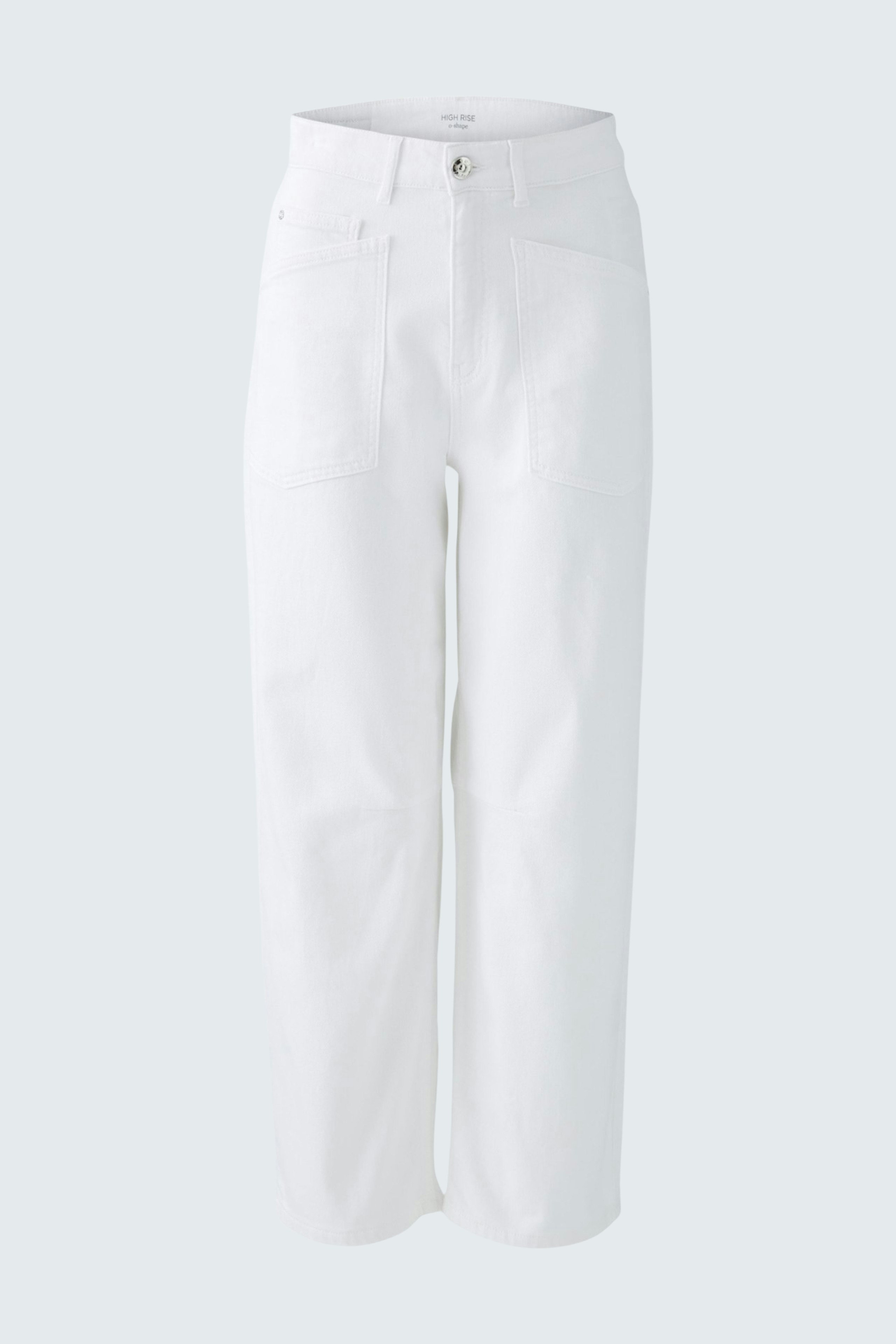 HIGH RISE jeans - optic white