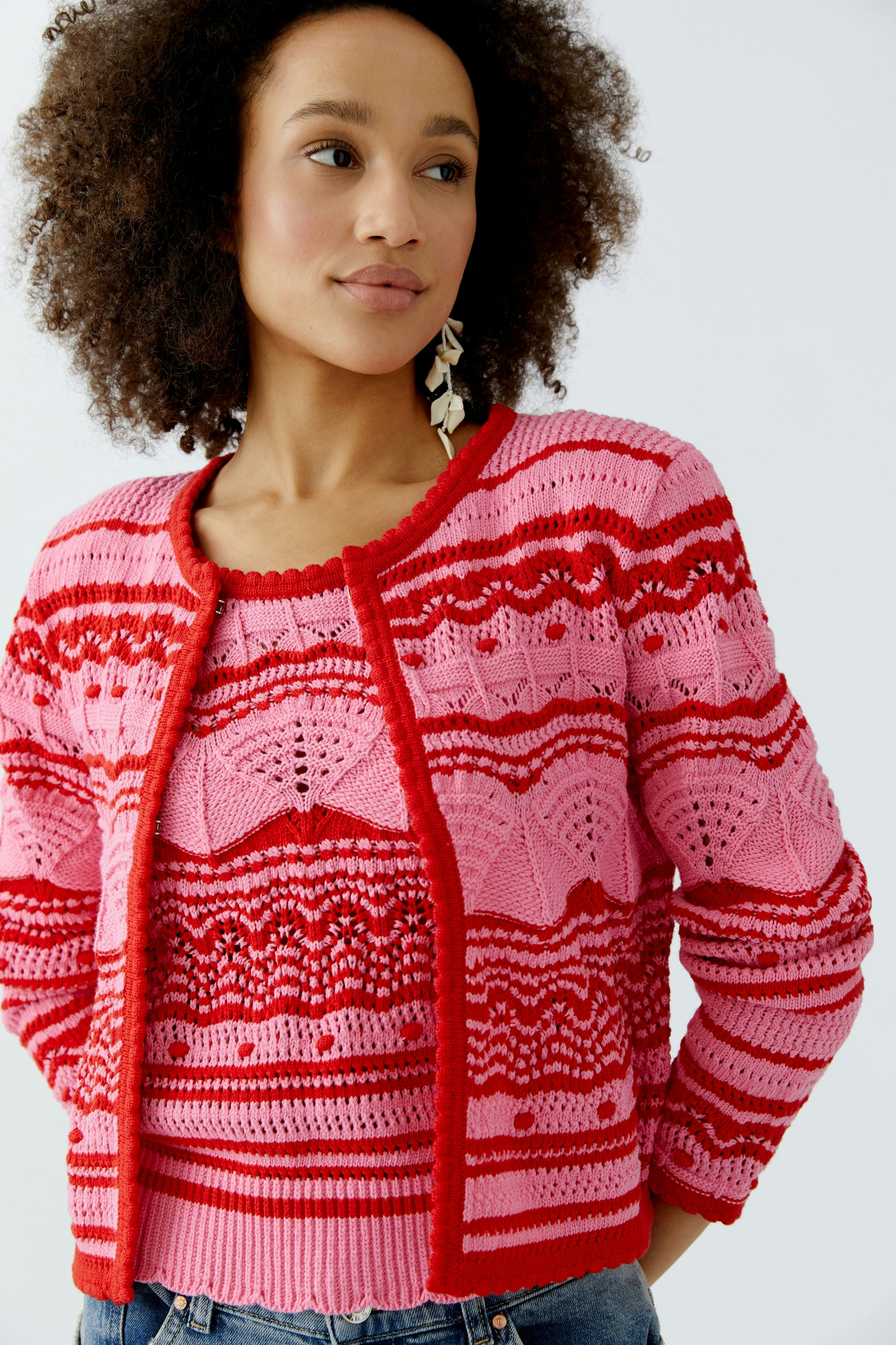 Cardigan - pink rose