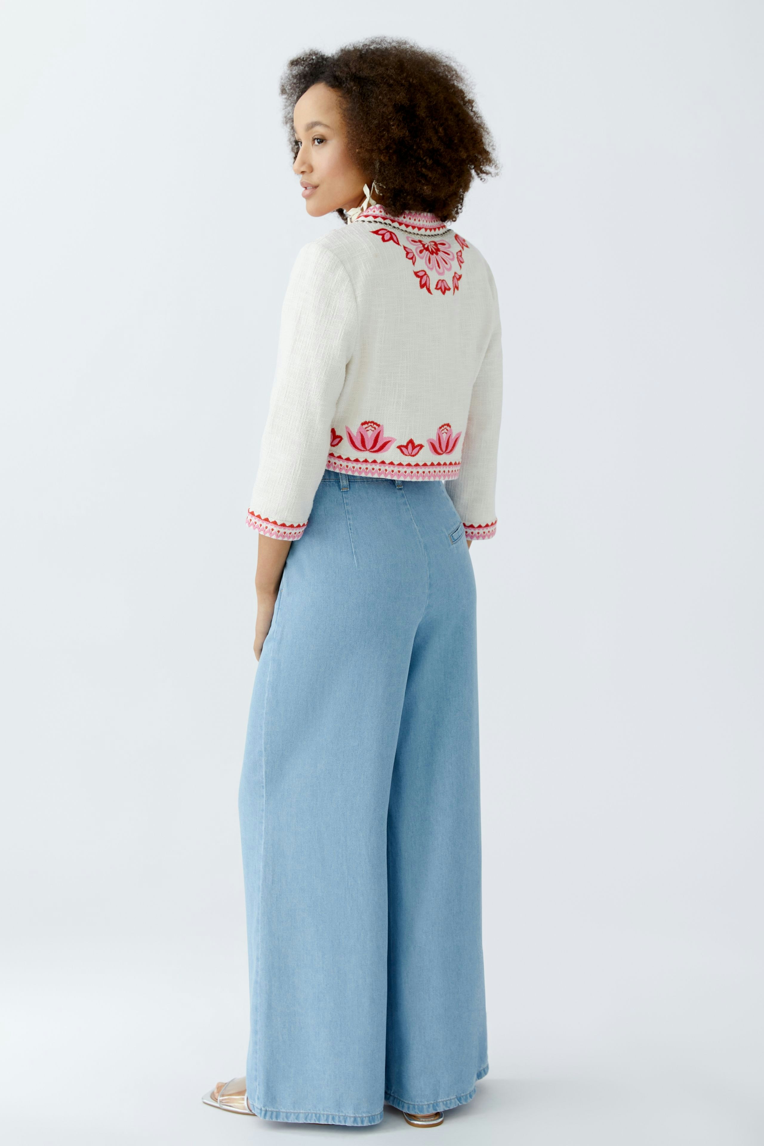 【Open Yy】 YY JACQUARD BOLERO 2色 YY JACQUARD BOLERO, WHITE