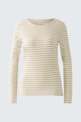 SUMIKO Langarmshirt - offwhite camel