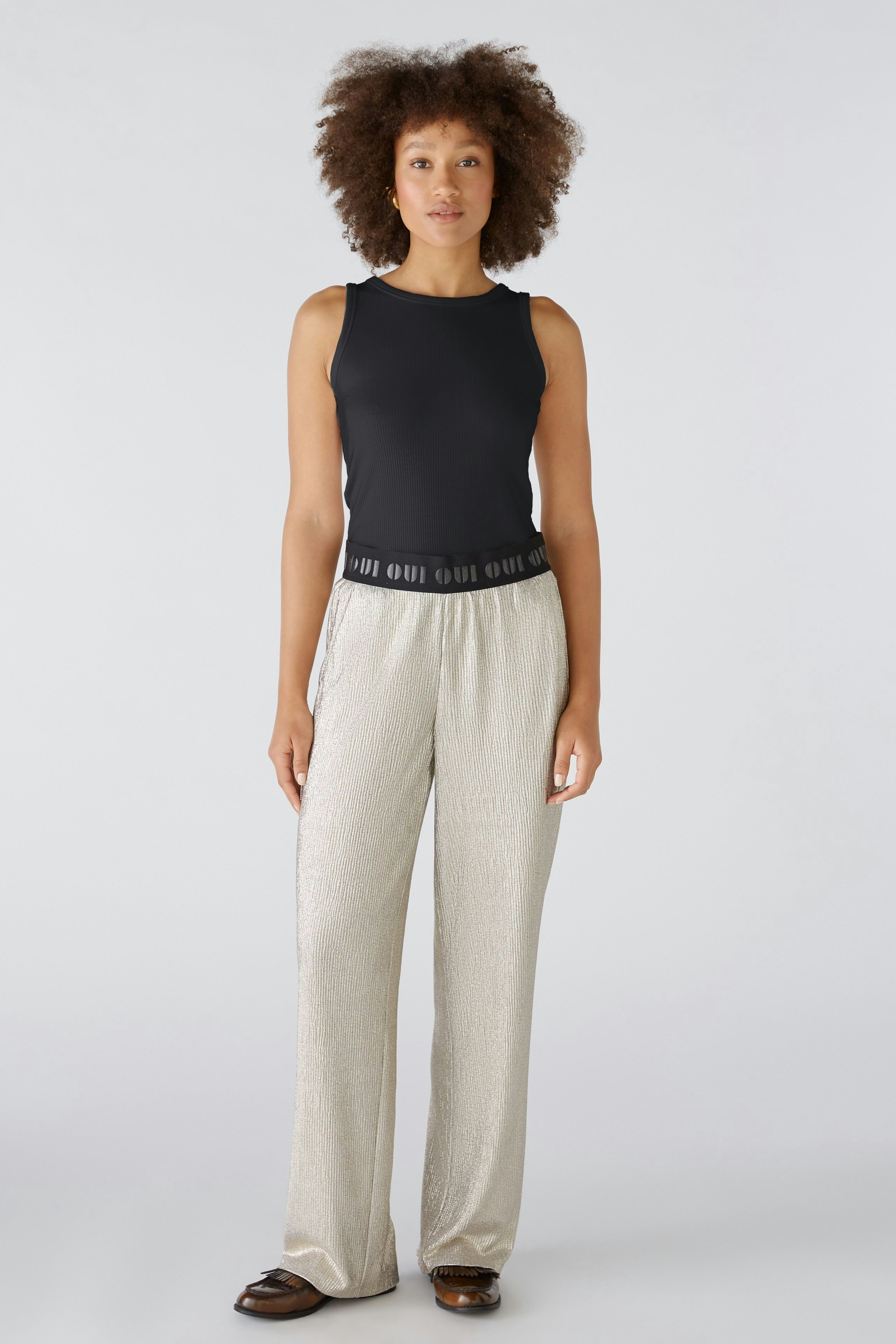 Bild 1 von Hose - light gold in light gold | Oui