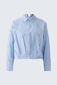 Blouse - blue white