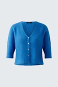Strickjacke - radiant blue