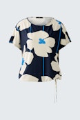 Shirt - dark blue white