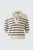 Pullover - white blue