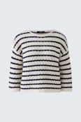 Pullover - white blue
