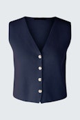 Strickweste - darkblue