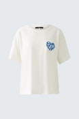 T-shirt - white blue