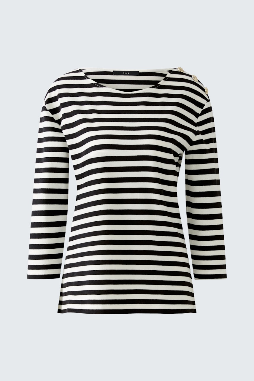 Bild 7 von SUNALA T-Shirt - black offwhite in black offwhite | Oui