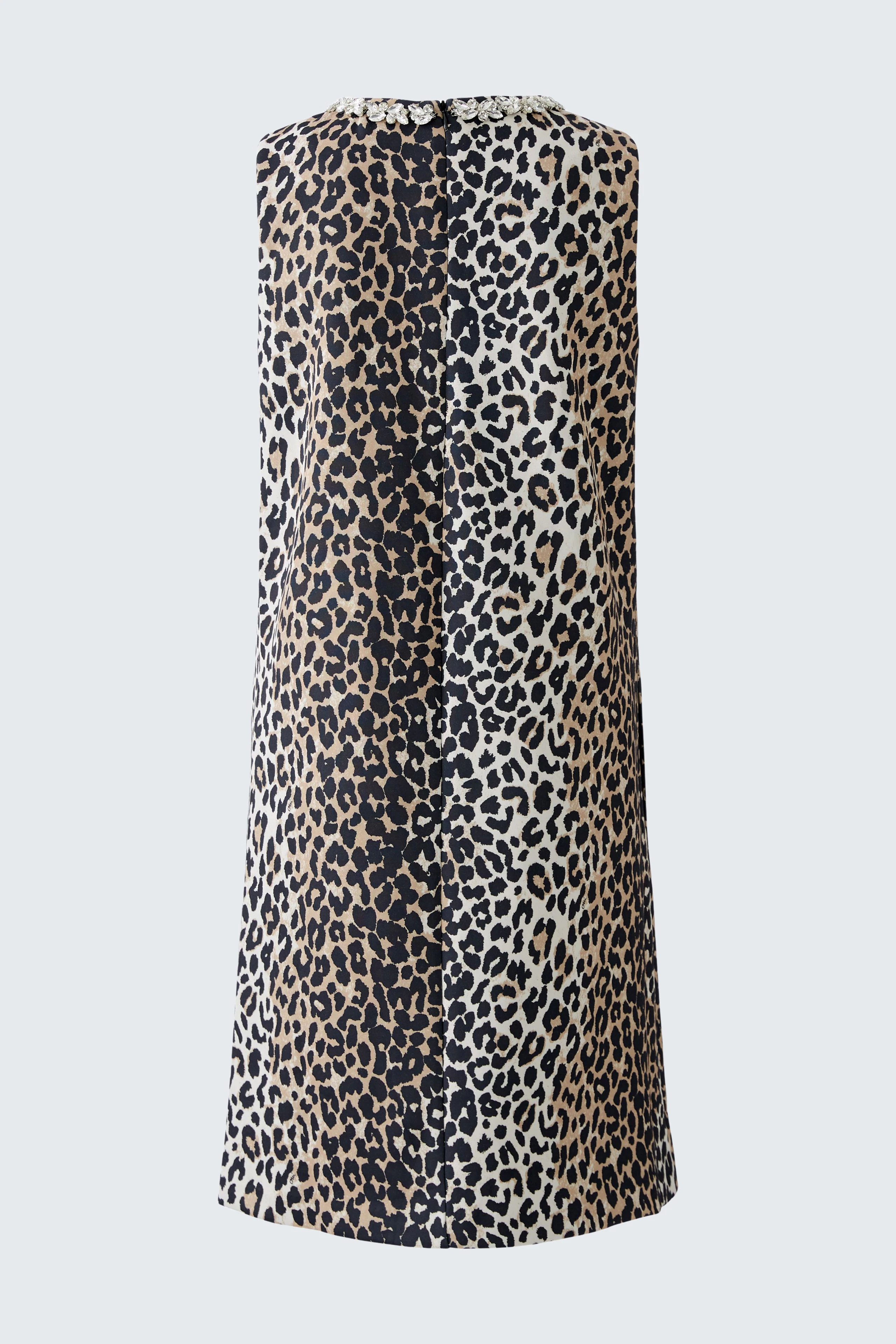 A-line dress: A sleeveless dress with a leopard print design, perfect for casual outings.