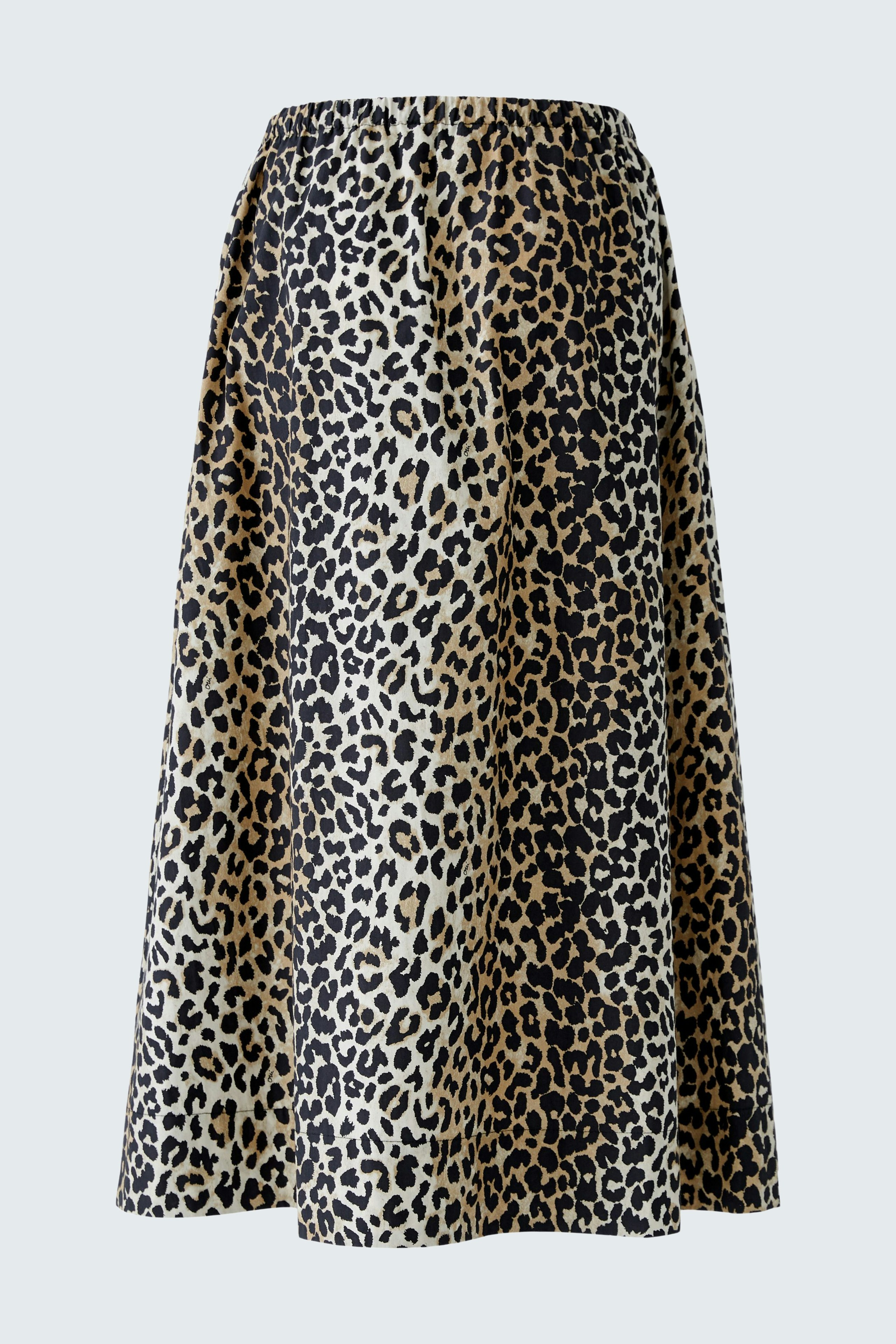 A-Linien-Rock: Bequemer Rock mit Leopardenmuster, ideal für lässige Outfits.