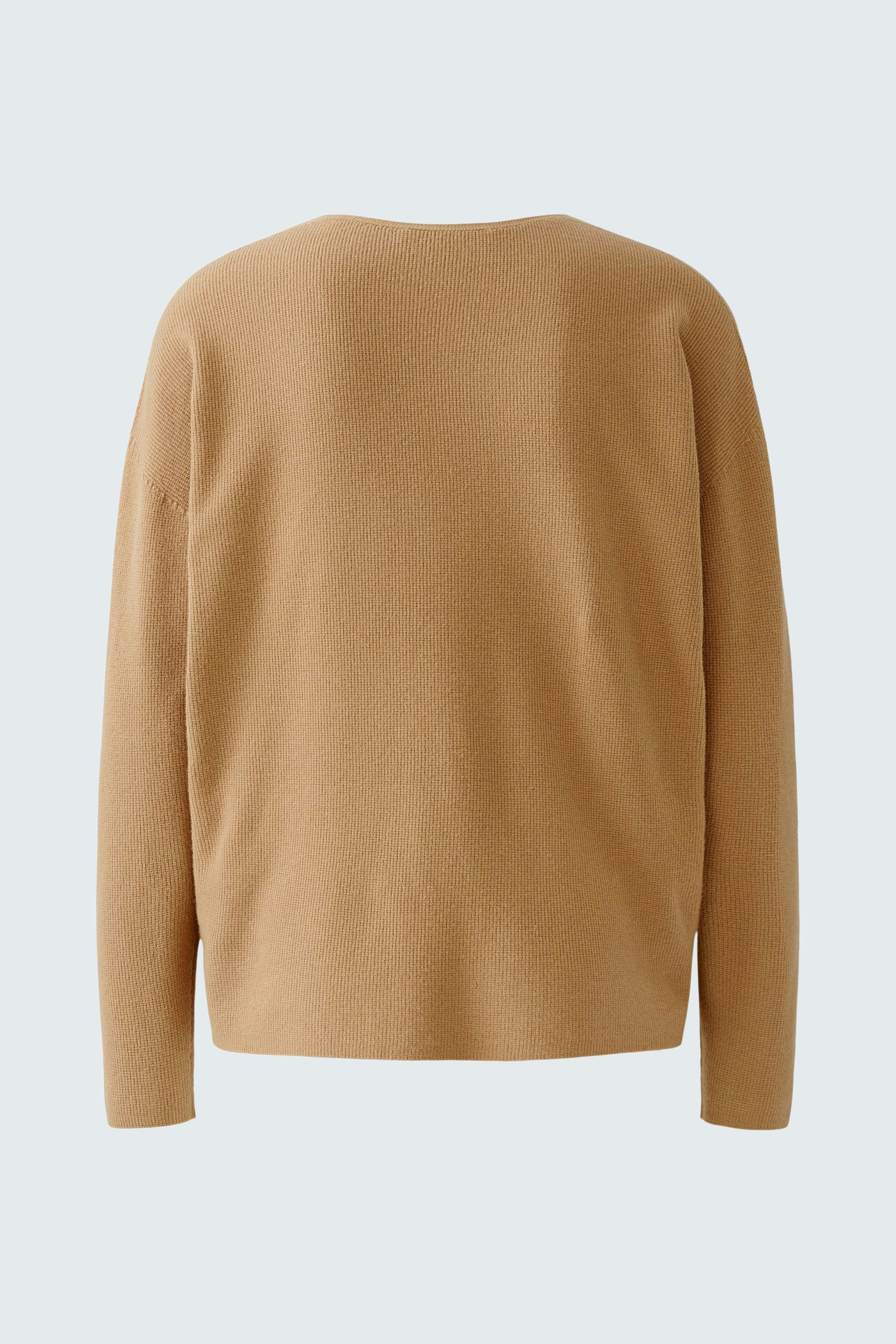 Bequemer Damen-Pullover in warmem Braun, lässiger Schnitt, ideal für den Alltag.