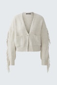 Strickjacke - light beige mel