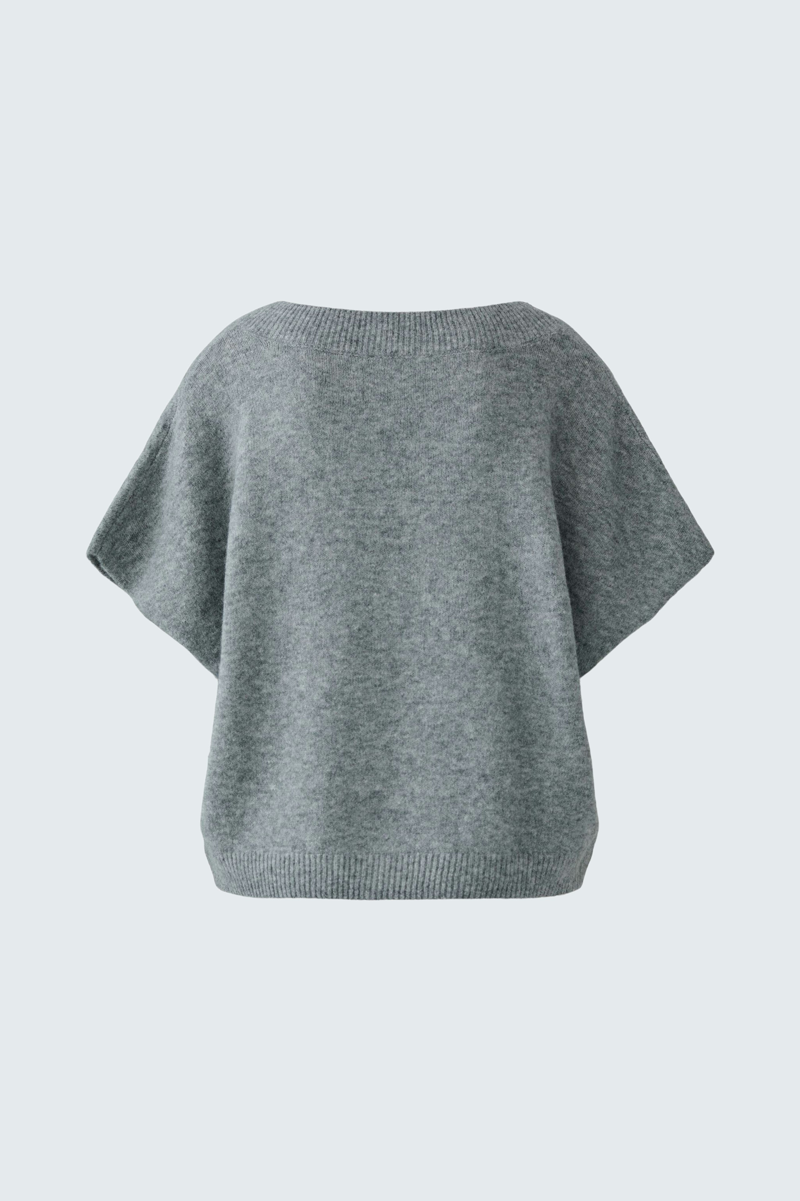 Bequemer Damen-Pullover in Grau mit weitem Schnitt und lässigem Design, ideal für den Alltag.