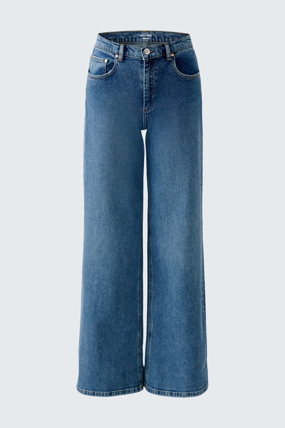 Casual 5-pocket pants: Wide-leg denim trousers with a classic design, perfect for everyday wear.