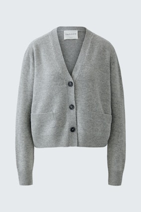 Knit jacket - river stone