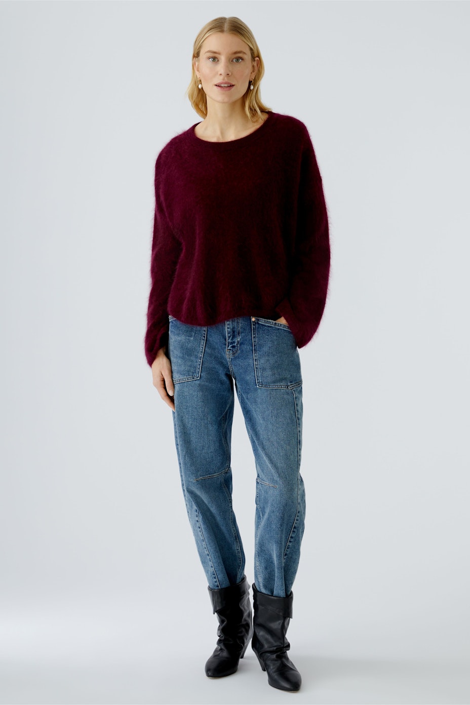 pullover - deep chestnut
