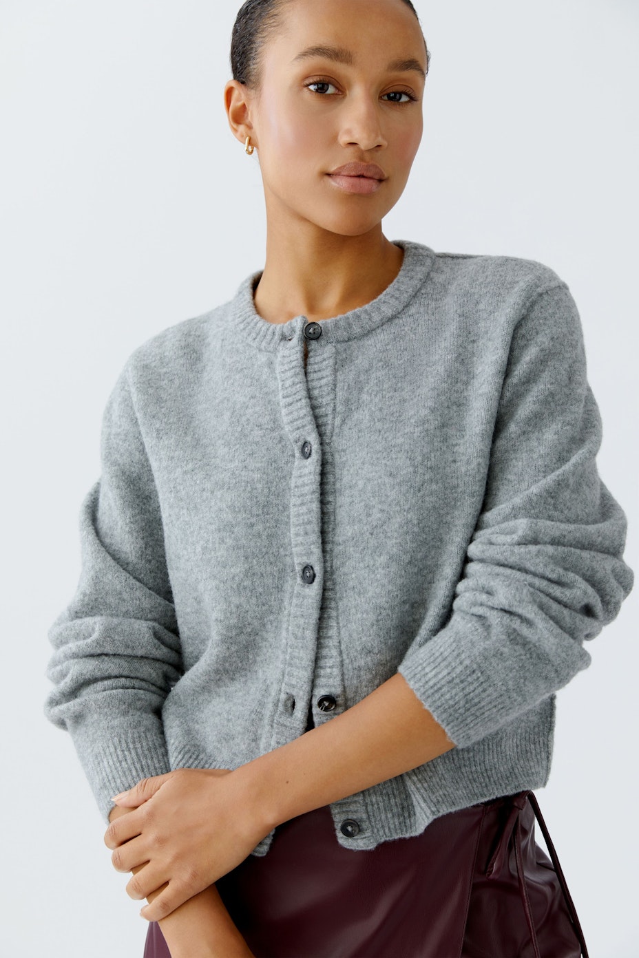 ILAYA Strickjacke - graphite