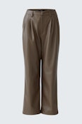 Bundfaltenhose - taupe