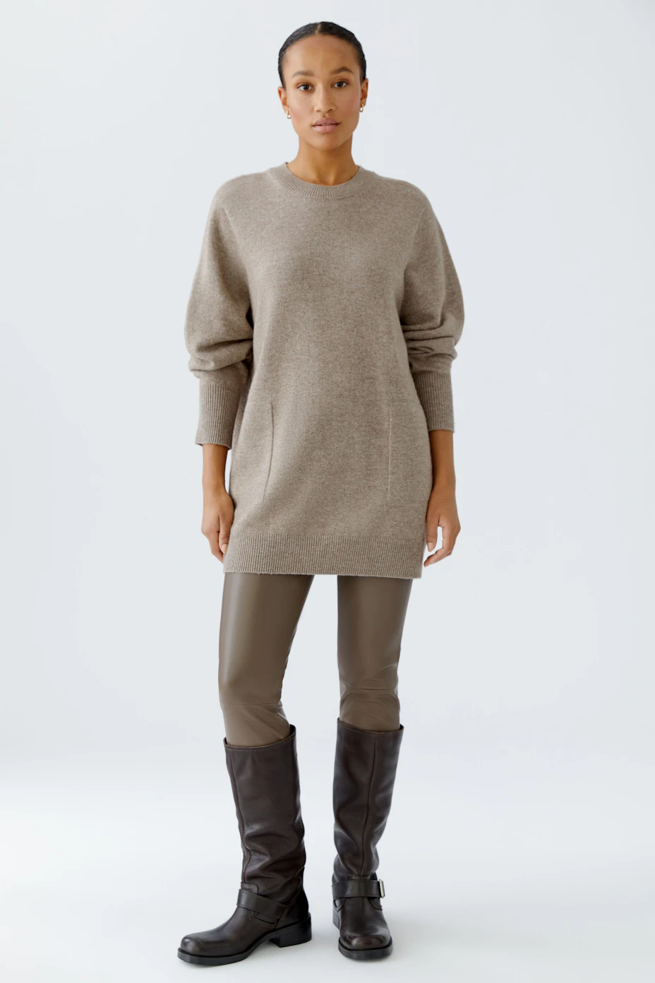pullover - smokey taupe