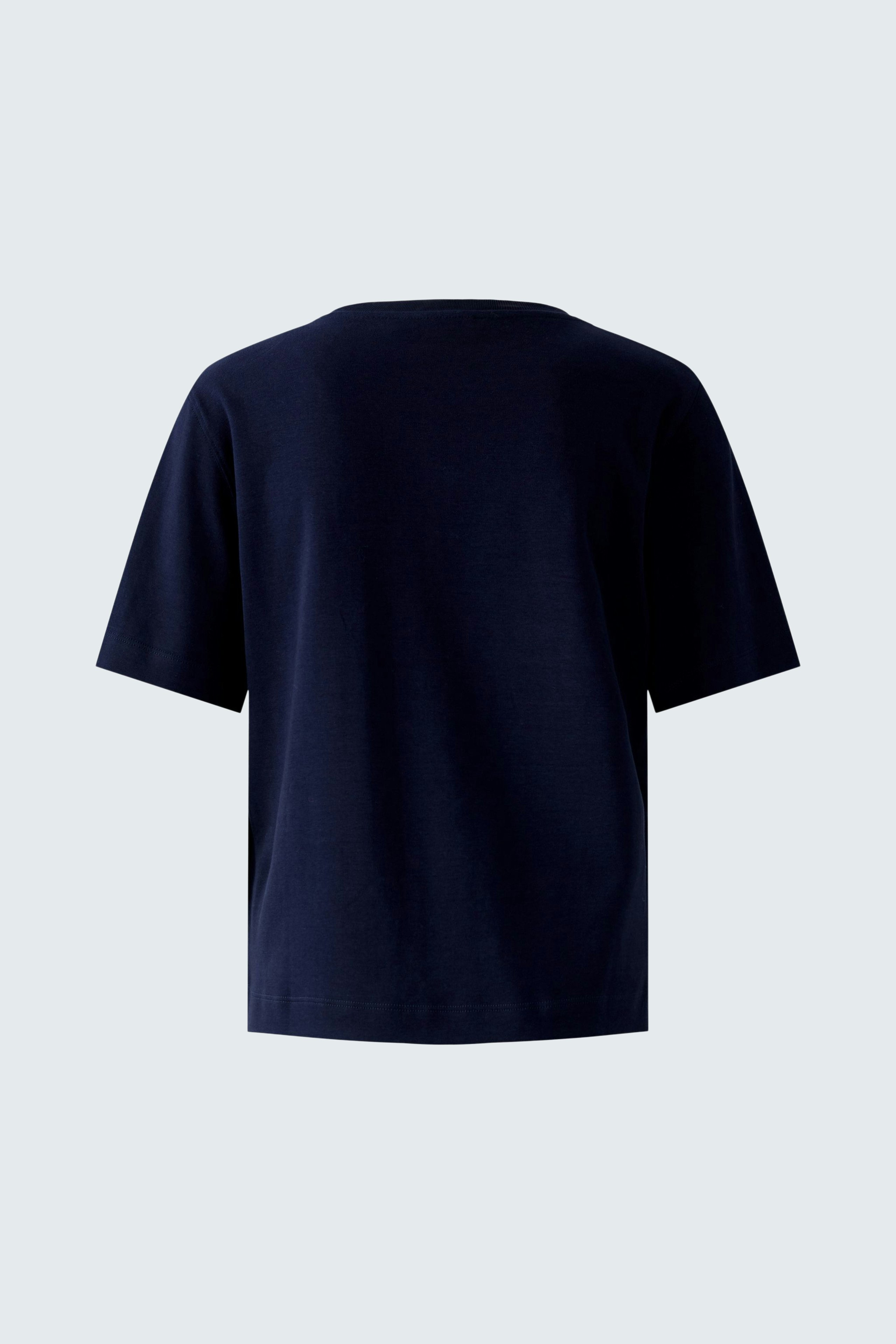 Bequemes Damen-T-Shirt in Dunkelblau mit lässigem Schnitt, ideal für den Alltag.