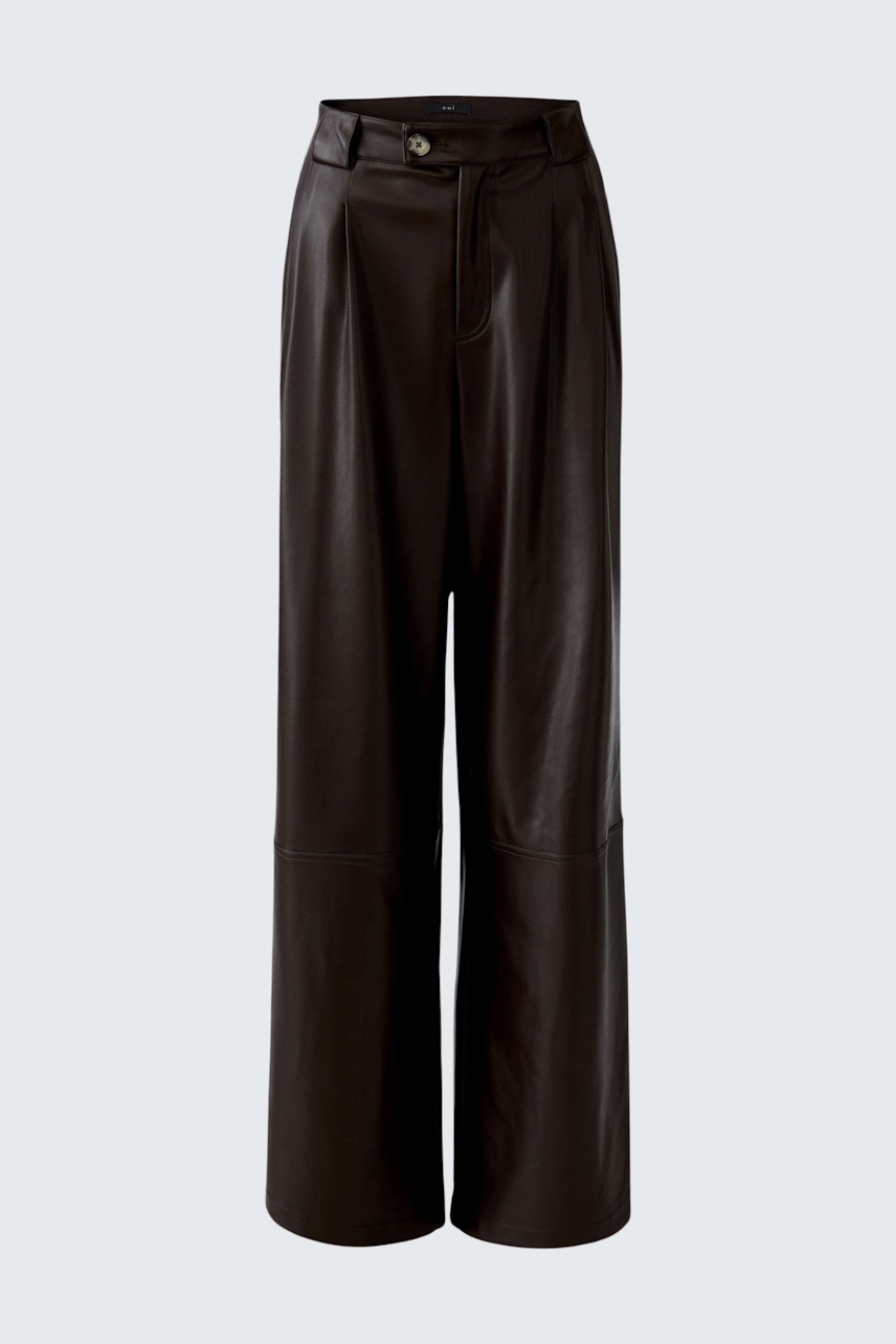 Bild 6 von Bundfaltenhose - dark brown in dark brown | Oui