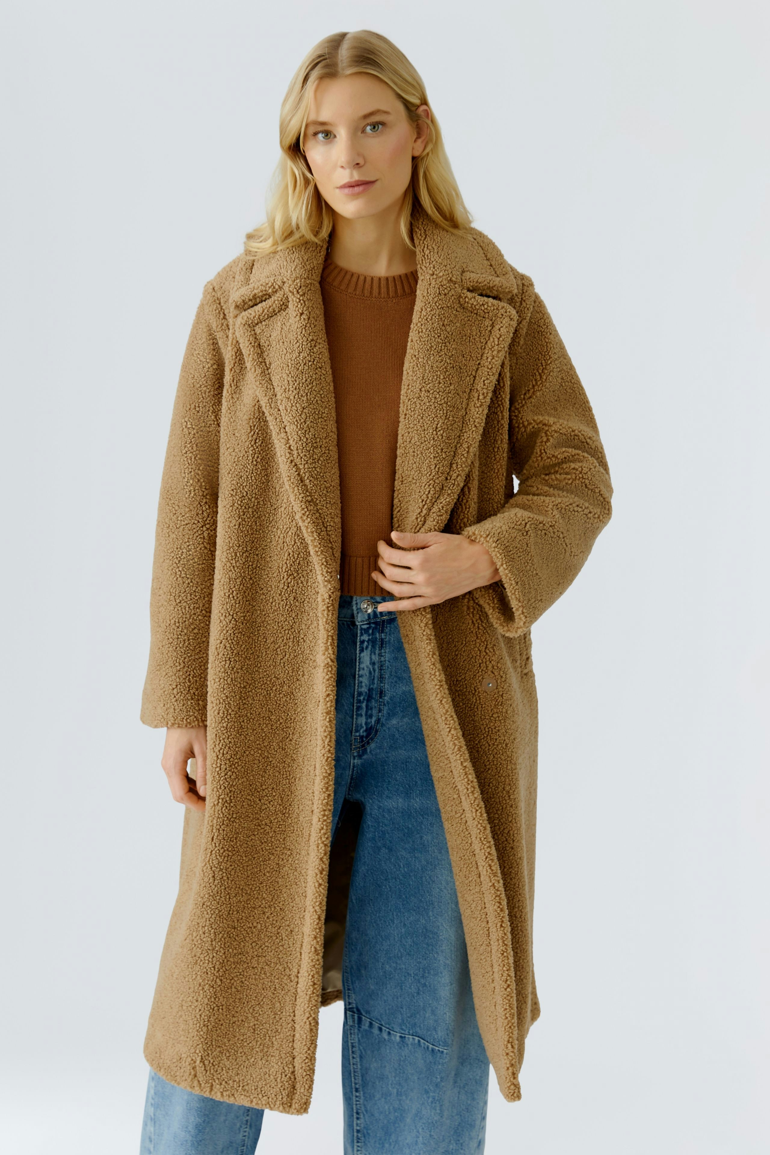 【camel】teddy lambswool coat 0085844-7948-main-d543dad923ef