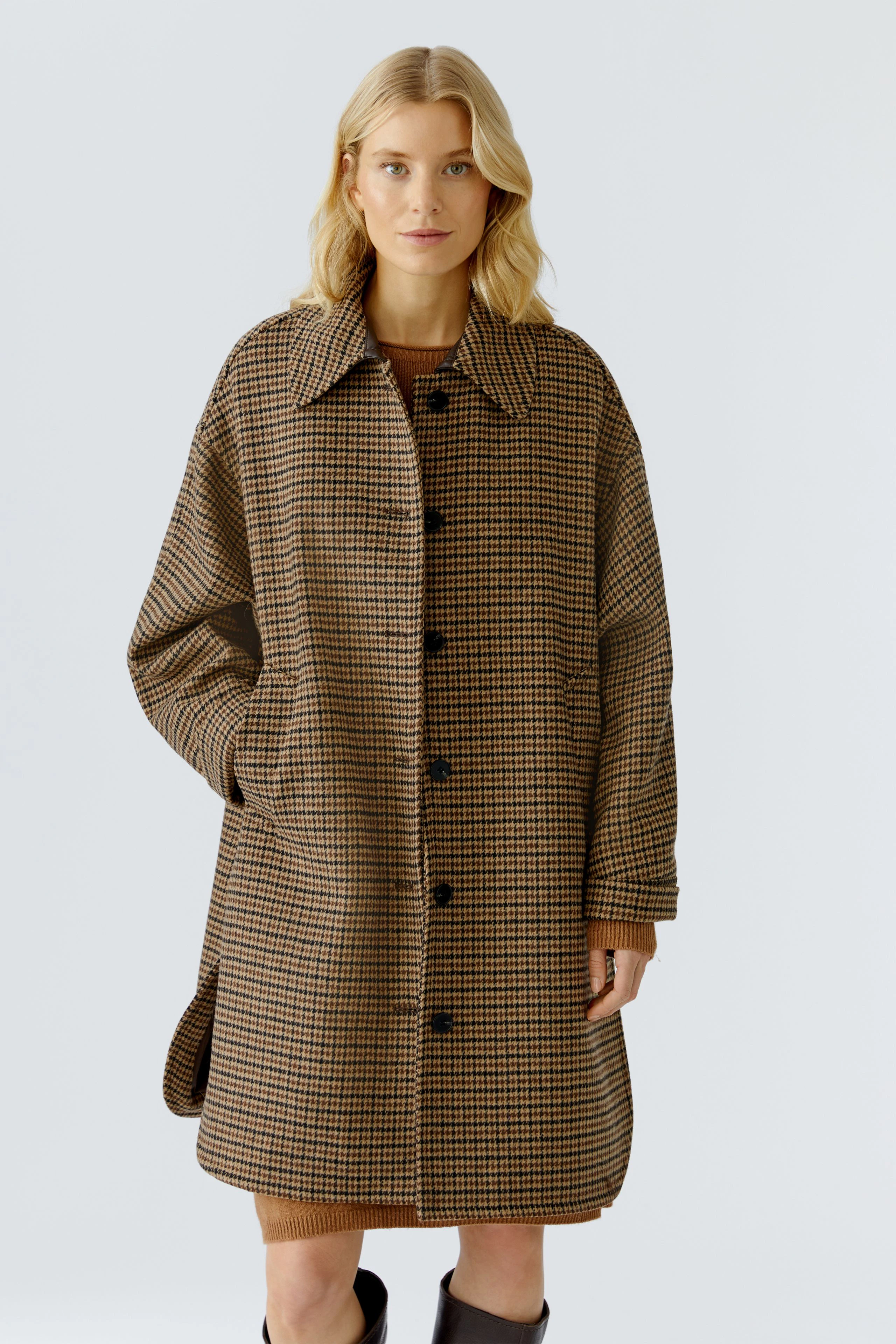 Overcoat - darkcamel brown