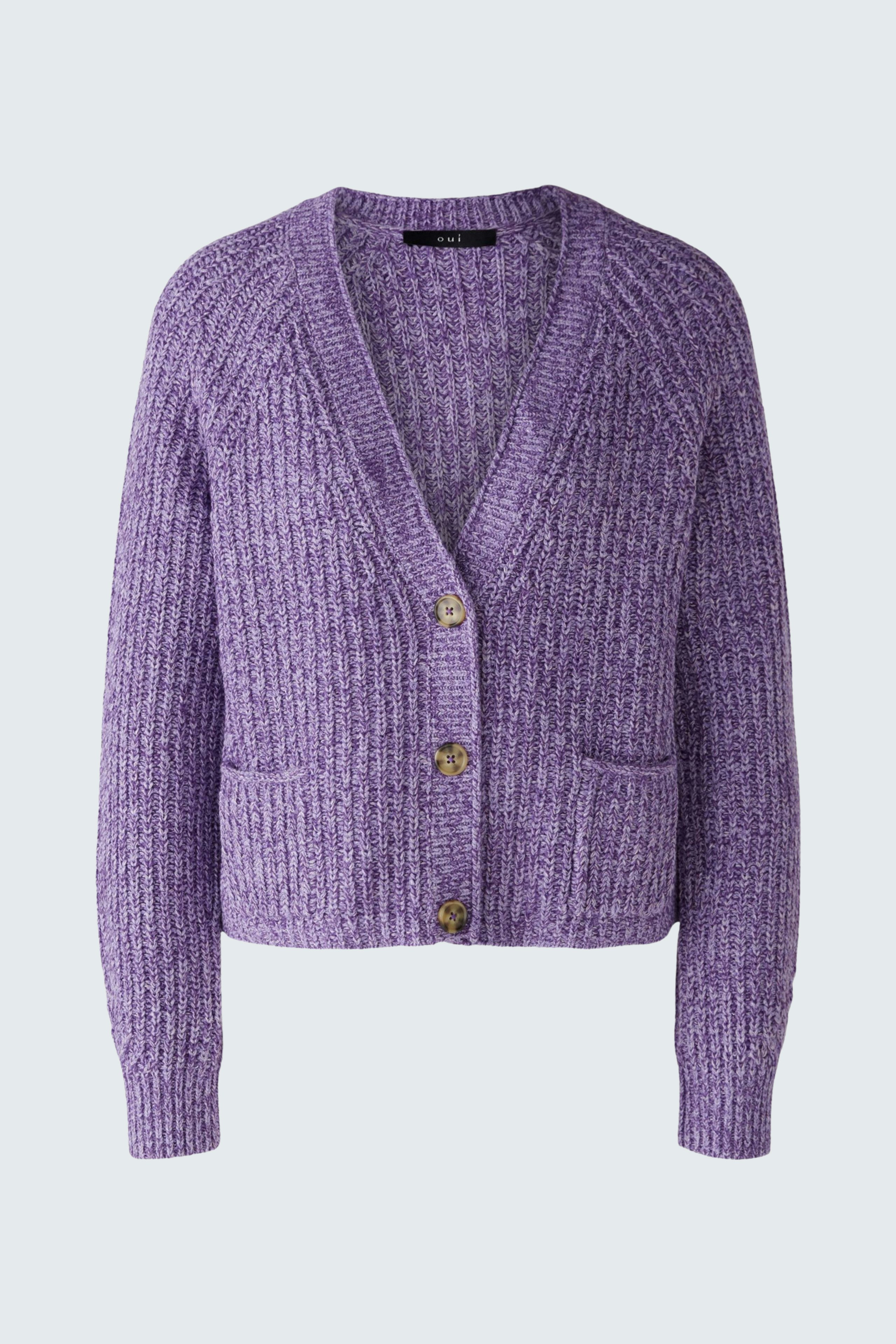 Bild 5 von LAFONYA Knit jacket - dark violett violett in dark violett violett | Oui