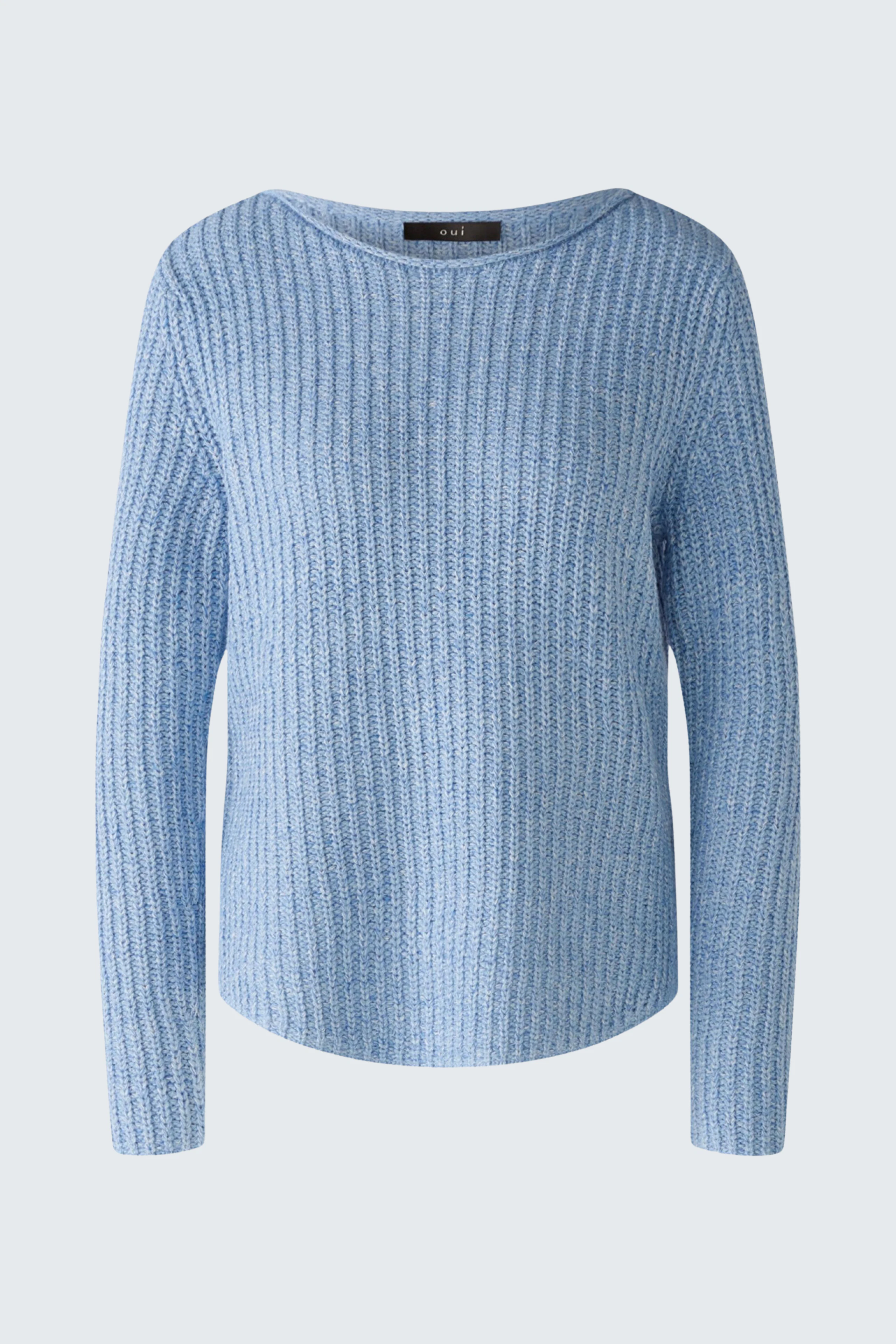 NAOLIN Pullover - lightblue white